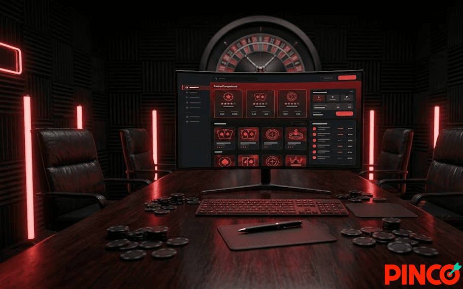 Pinco Casino ana sayfa görünümü